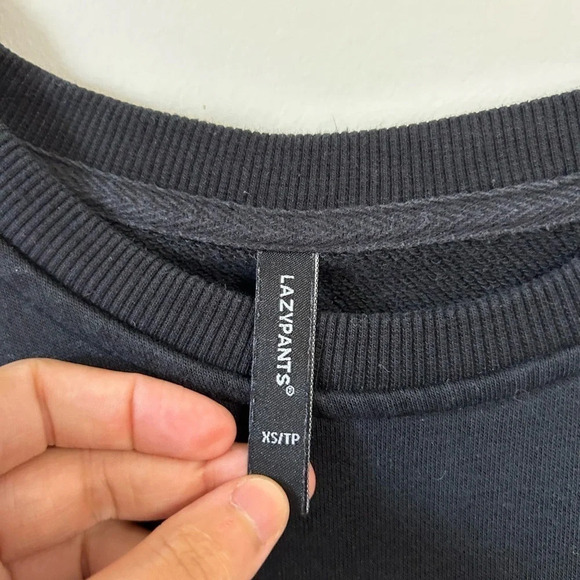 Lazypants Black  Crewneck - Picture 3 of 3